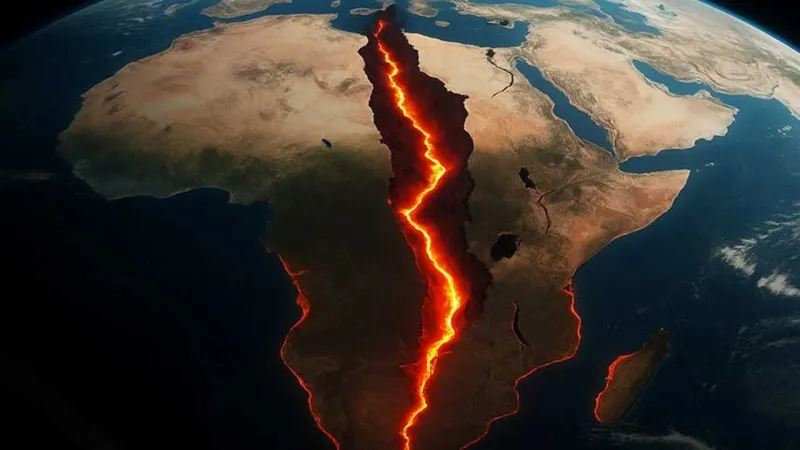 Afrika'nın ikiye ayrıldığı kanıtlandı! Yerin altında dev sıcak kaya bulutu