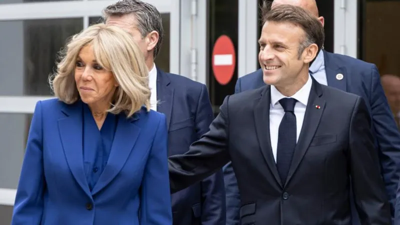 Fransa Cumhurbaşkanı Macron: Eşimle sadece şakalaşıyorduk
