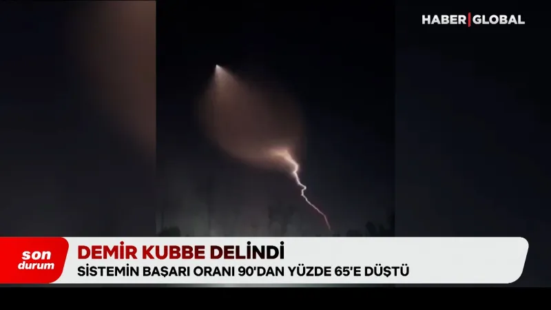 İsrail'in Demir Kubbe'si delindi, başarı oranı 90’dan 65’e düştü