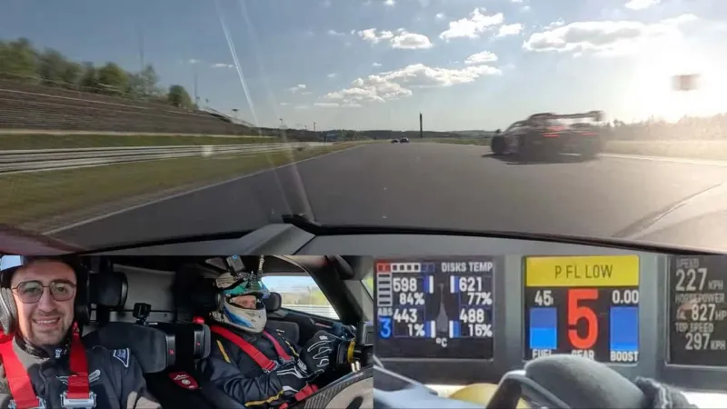 Bugatti Bolide Nürburgring'i Fethetti! İşte O Anlar!
