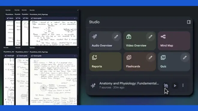 NotebookLM uygulaması “kamera” ile güçlendirildi