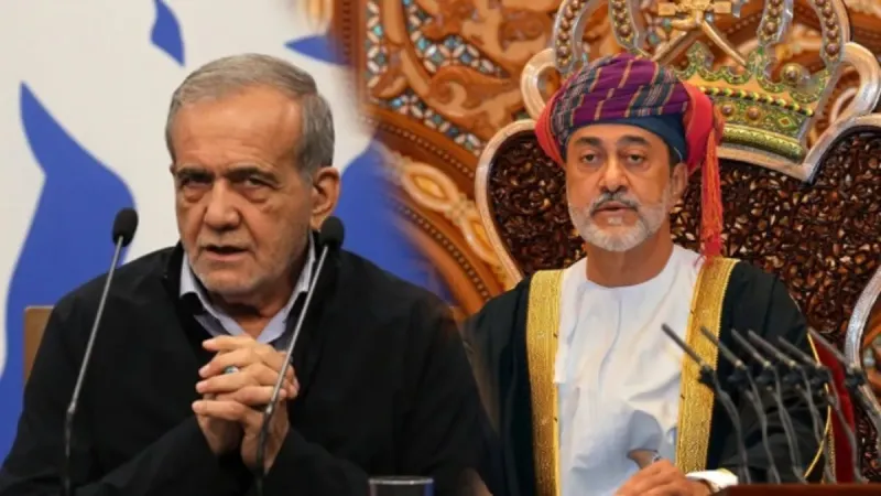 Pezeşkiyan ve Sultan Tarık'tan kritik görüşme! İran-Umman arasında 18 iş birliği anlaşması imzalandı