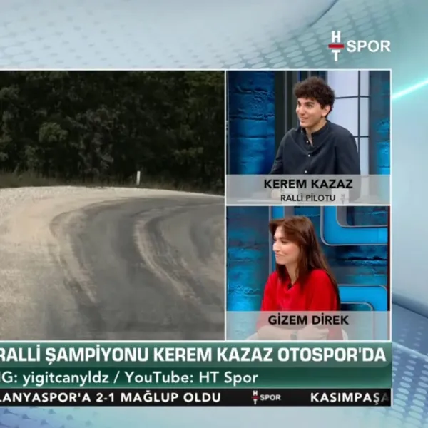 Ralli şampiyonu Kerem Kazaz OtoSpor'a konuk oldu