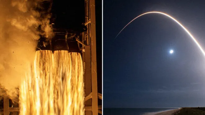 SpaceX Falcon 9 Rekoru Kırdı! 500. Görev Tamamlandı!